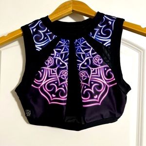 Bad Kitty PoleFit Mandala Starburst Top